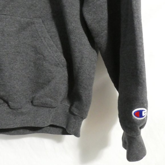 CHAMPION ECO FLEECE Future Friendly Youth X-Large (14-16) charcoal hoodie, GUC - Picture 9 of 16